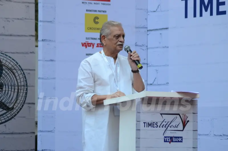 Gulzar at Times Litfest