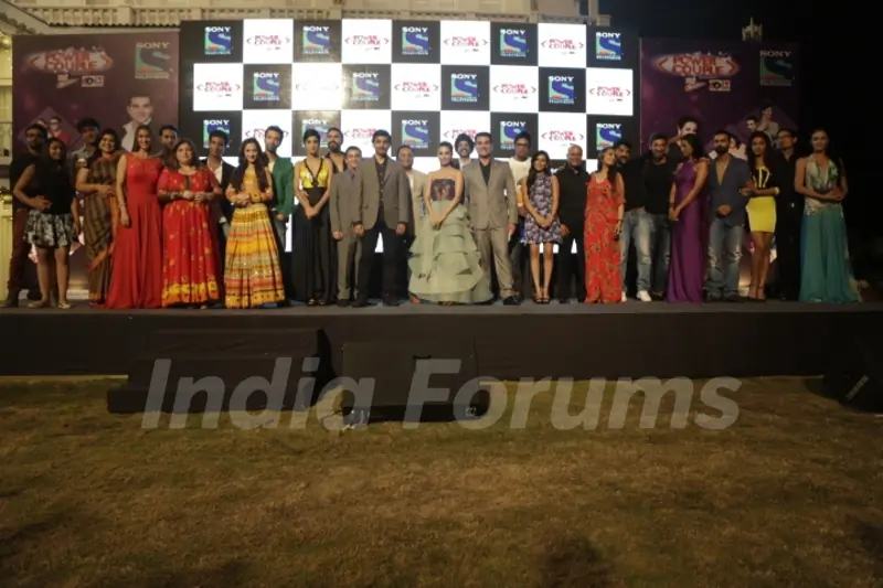 Contestants and Host at Launch of New Show 'Power Couple'