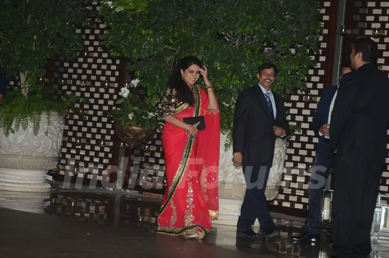 Shaina NC was snapped at Mukesh and Nita Ambani's Bash