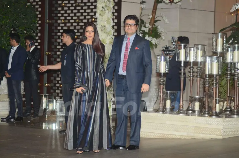 Sonali Bendre and Goldie Behl at Mukesh and Nita Ambani's Bash