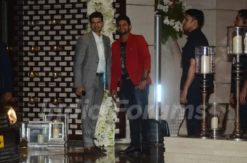 Suresh Raina at Mukesh and Nita Ambani's Bash