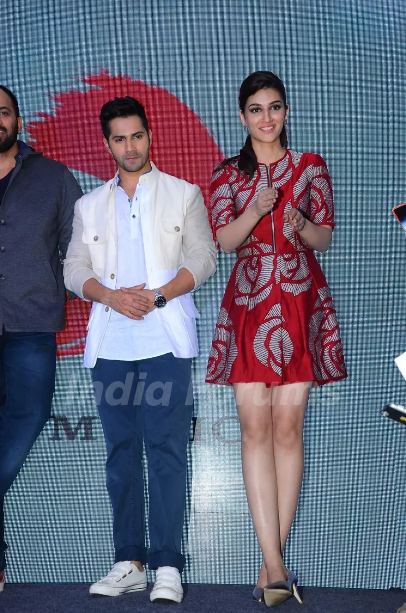Varun Dhawan and Kriti Sanon at Launch of 'Tukur Tukur' Song of Dilwale