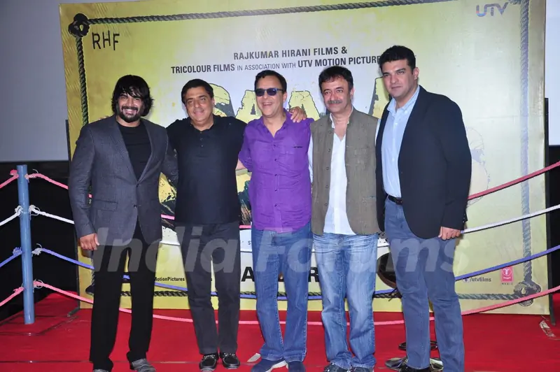R Madhavan and Director and Producer of 'Saala Khadoos' at Trailer Launch