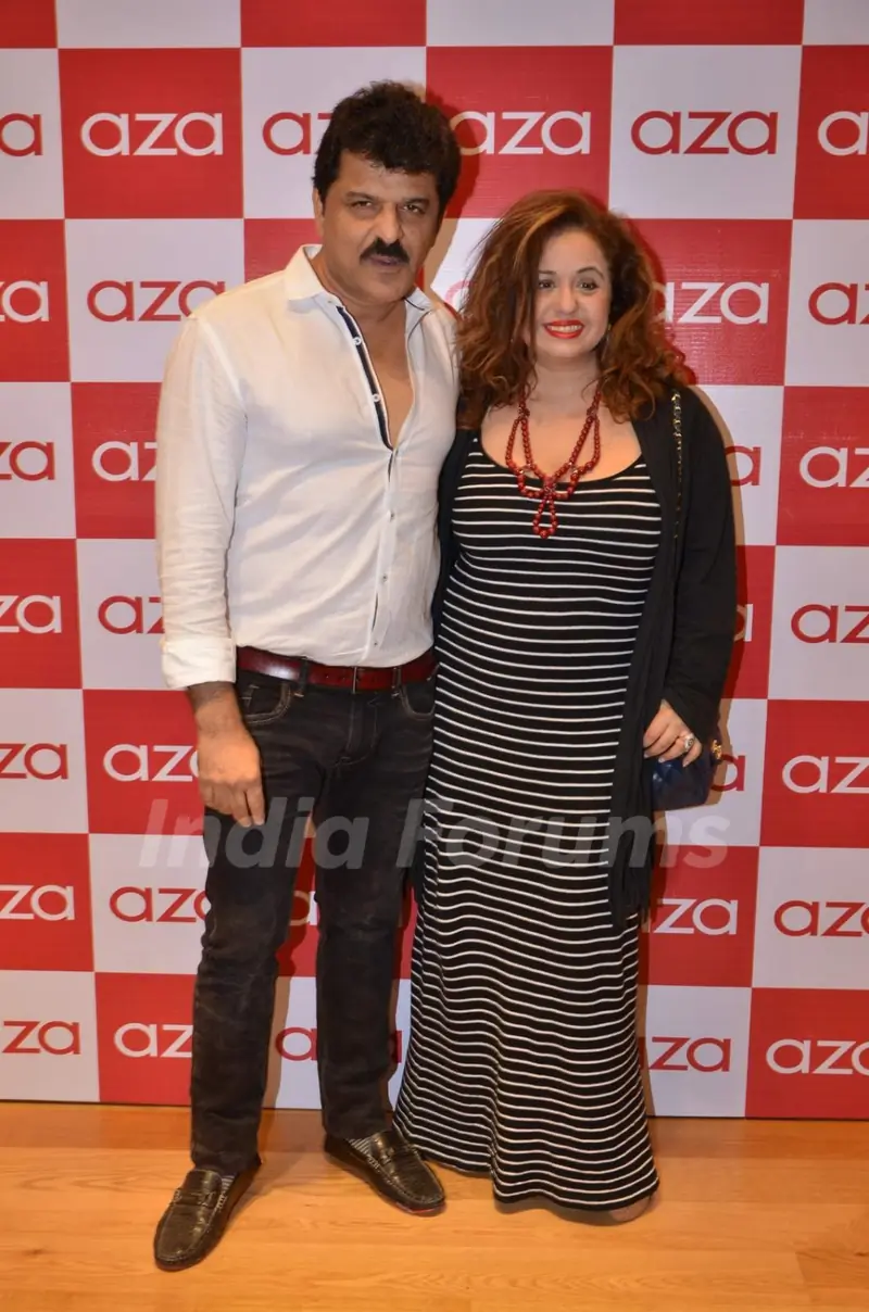 Rajesh and Vandana Sajnani Khattar at Shivani Awasti's Collection Launch at AZA