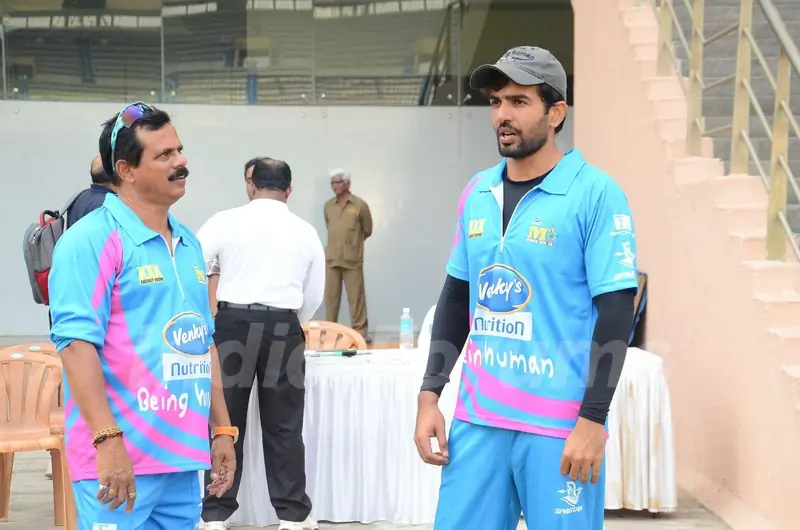 Jay Bhanushali at Mumbai Heroes Corporate Cricket Match