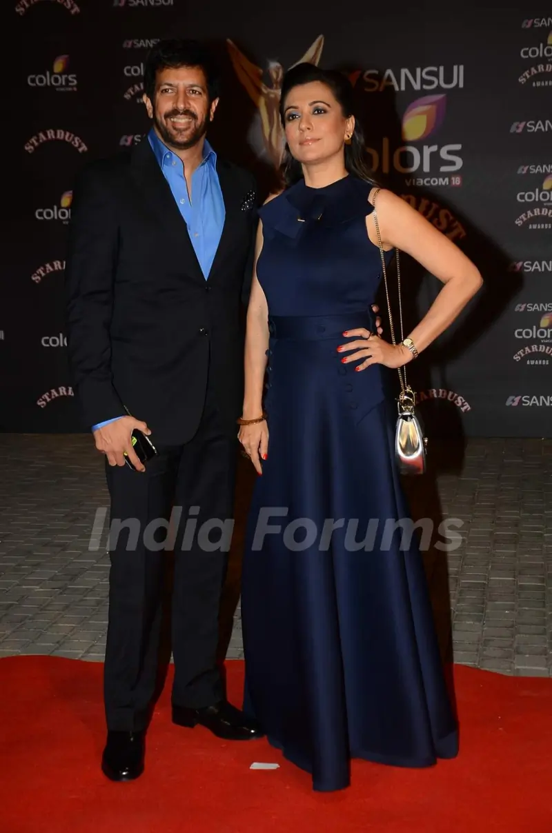 Kabir Khan and Mini Mathur at Stardust Awards