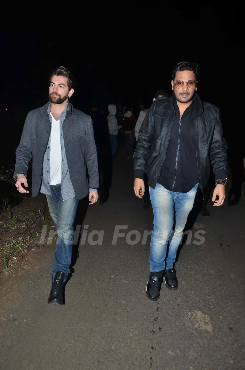 Neil Nitin Mukesh and Mukesh Chhabra at Salman Khan's Birthday Bash