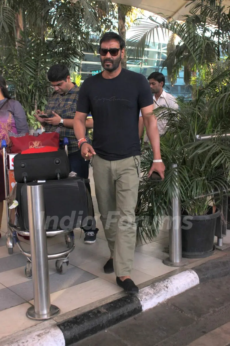 Ajay Devgn Snapped at Airport