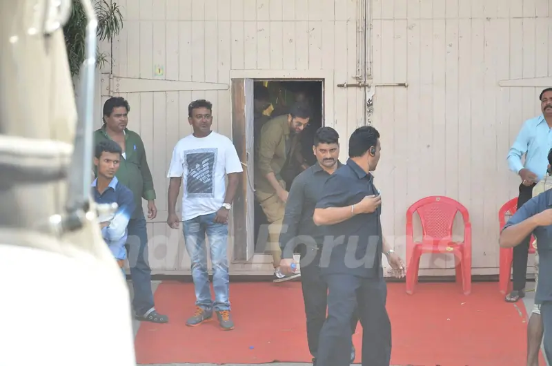 Ranbir Kapoor snapped at a Studio
