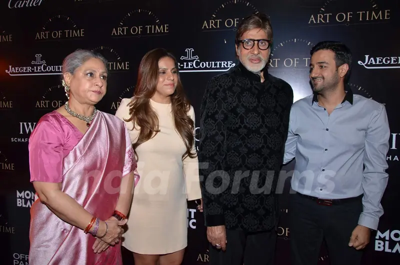 Amitabh Bachchan and Jaya Bachchan at the Art of Time Store Launch