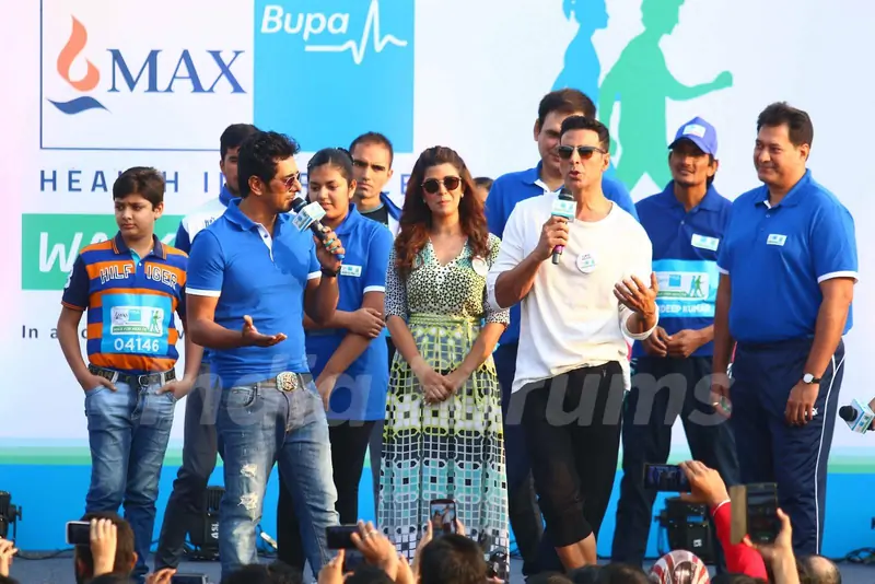 Akshay Kumar and Nimrat Kaur Encourages 'Walk for Health' at Max Bupa Event