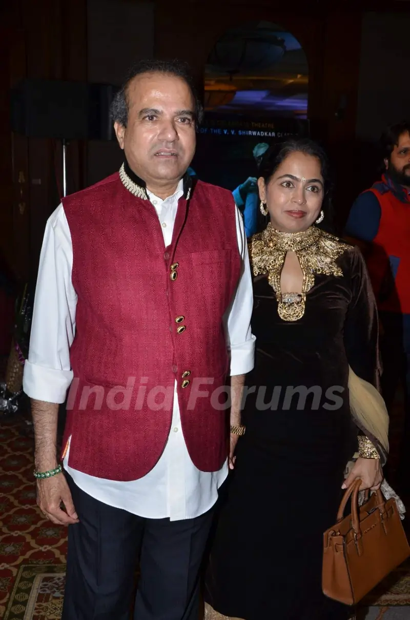 Suresh Wadkar at Success Bash of 'Natsamrat'