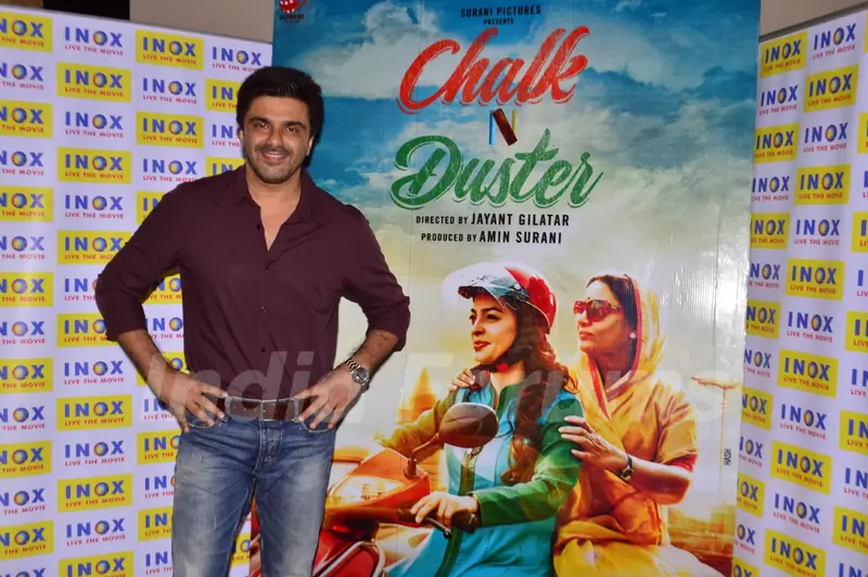 Sameer Soni at Screening of 'Chalk N Duster'