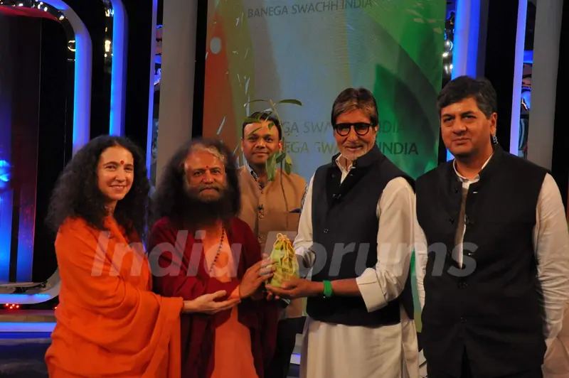 Amitabh Bachchan at NDTV Cleanathon