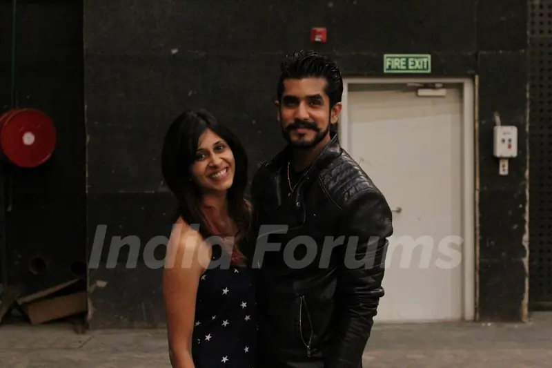 Kishwer and Suyyash at BCL Season 2 Practise Session
