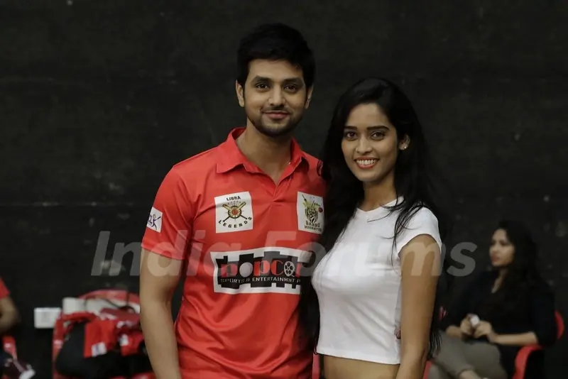 Shakti and Neha at BCL Season 2 Practise Session