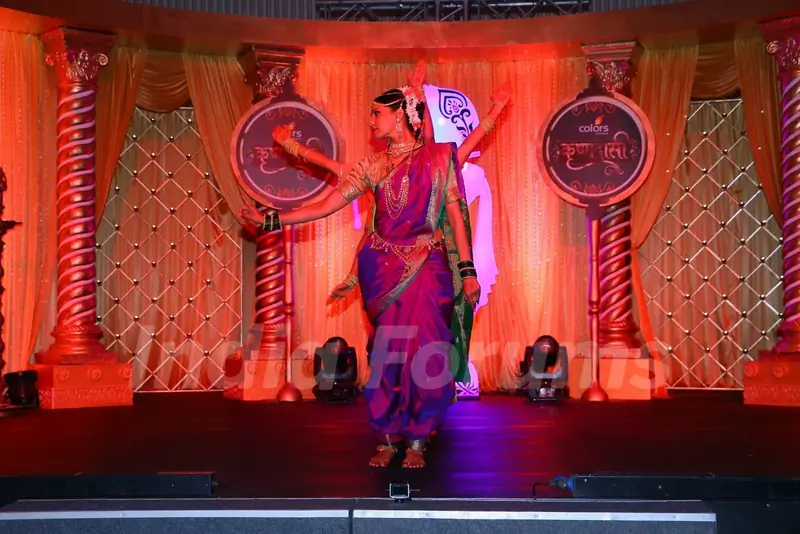Chhavi Mittal as Tulsi Performs at Launch of Color's New Show 'Krishnadasi'