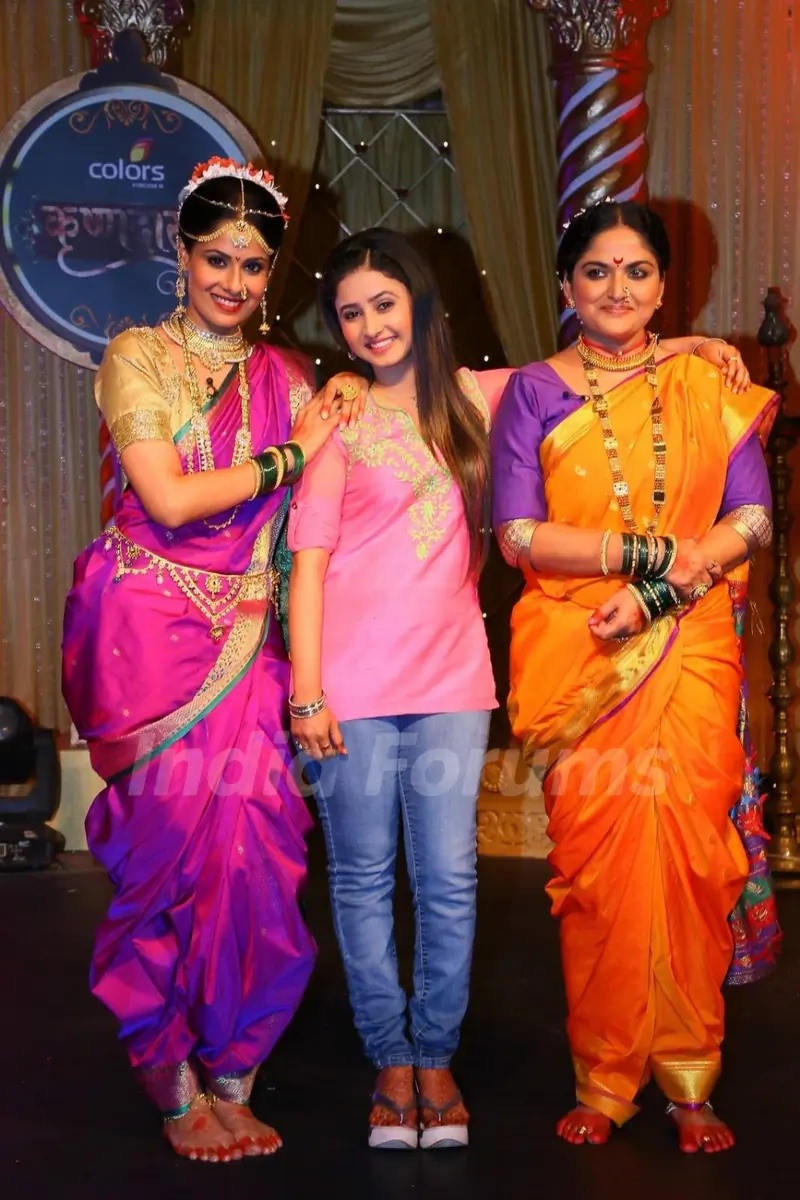 Chhavi Mittal, Sana Sheikh and Indira Krishnan at Launch of Color's New Show 'Krishnadasi'