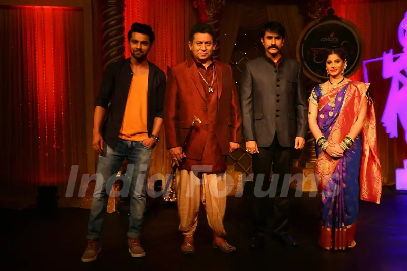 Shravan Reddy, Uday Tikekar, Jiten Lalwani, Shweta Mahadik at Launch of Color's Show 'Krishnadasi'