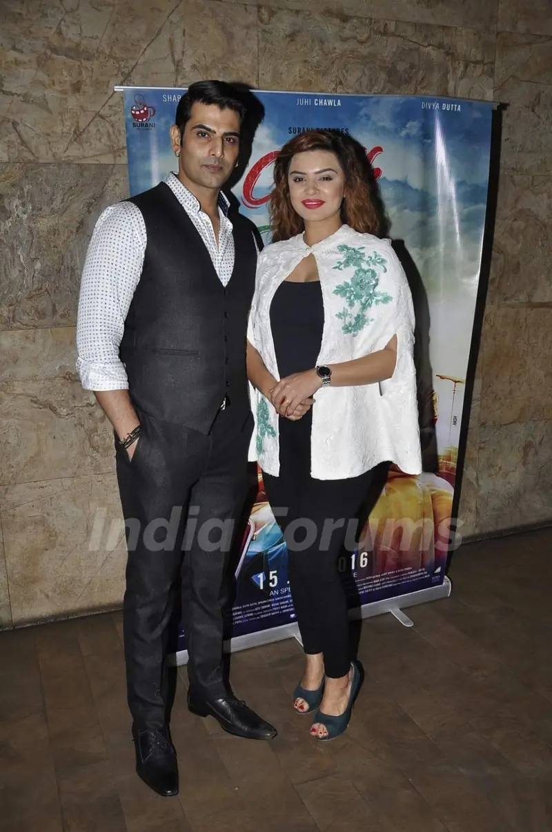 Rohit Bakshi and Aashka Goradia at Screening of 'Chalk N Duster'