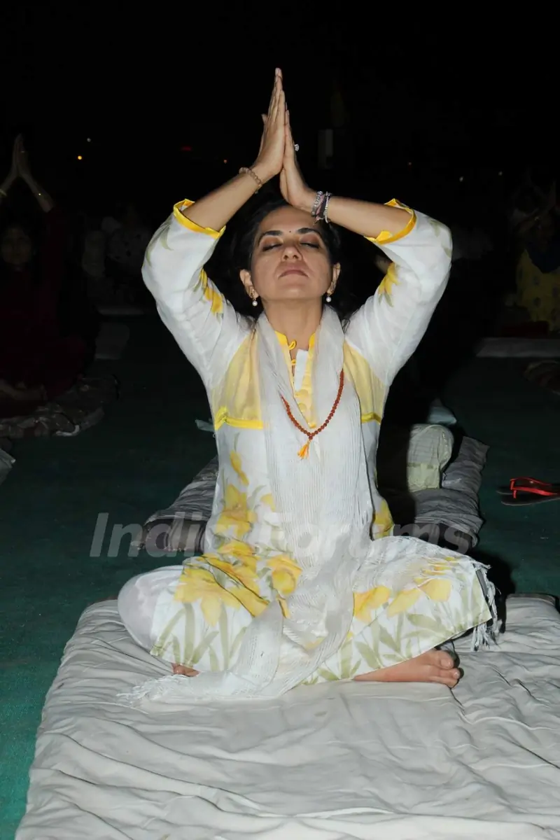 Shaina NC at Baba Ramdev's 'Yog Chikitsa' Campaign