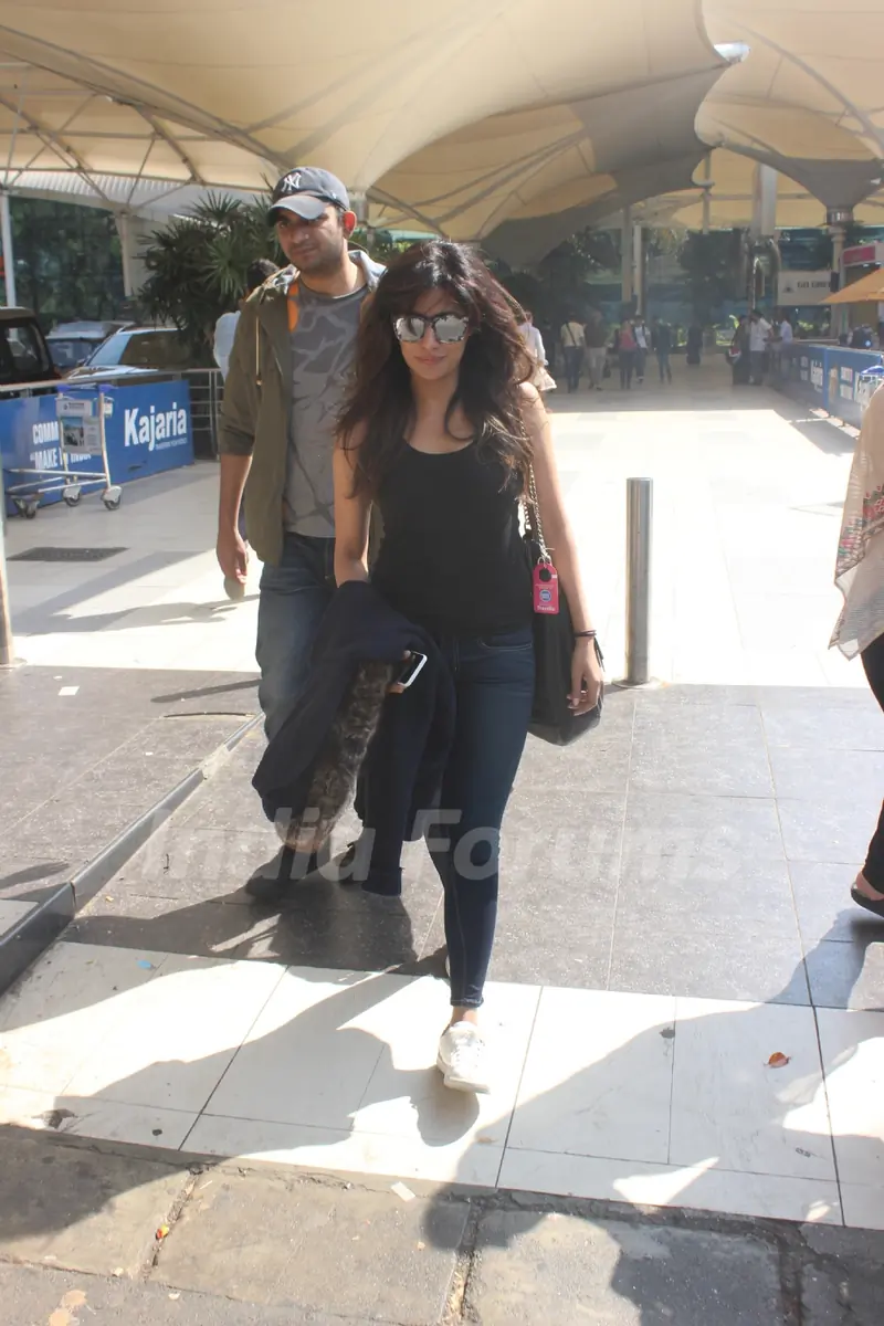 Sizzling Chitrangda Singh Snapped at Airport
