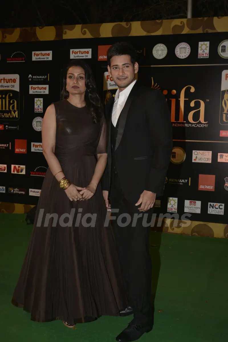 Mahesh Babu and Namrata Shirodkar at IIFA Utsavam Day 2