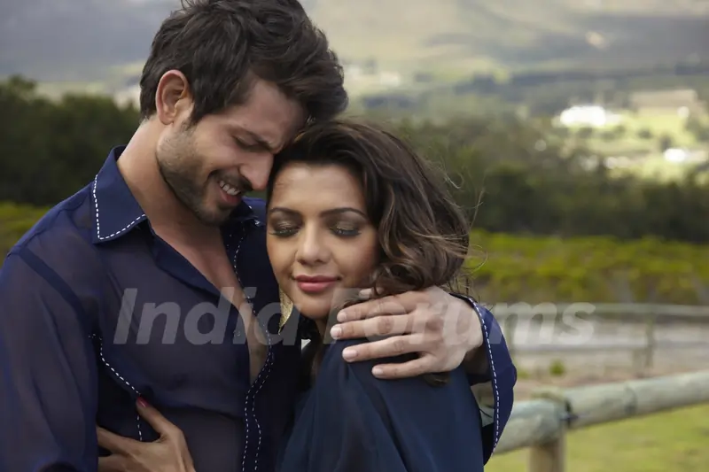 A Still of Krishna Chaturvedi and Ruhi Singh in Ishq Forever