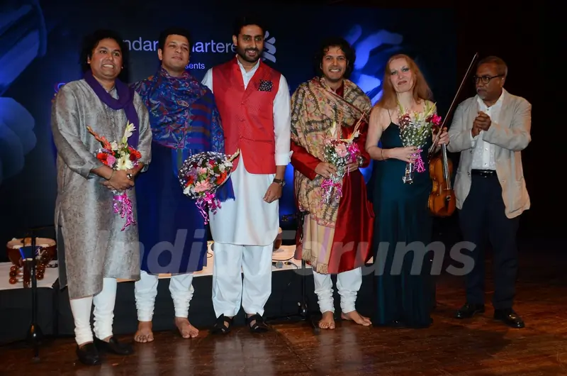 Abhishek Bachchan at Amaan Ali and Ayaan Ali Concert