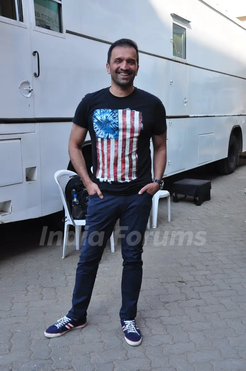 Atul Kasbekar Snapped at Mehboob Studio - at a Shoot of Neerja