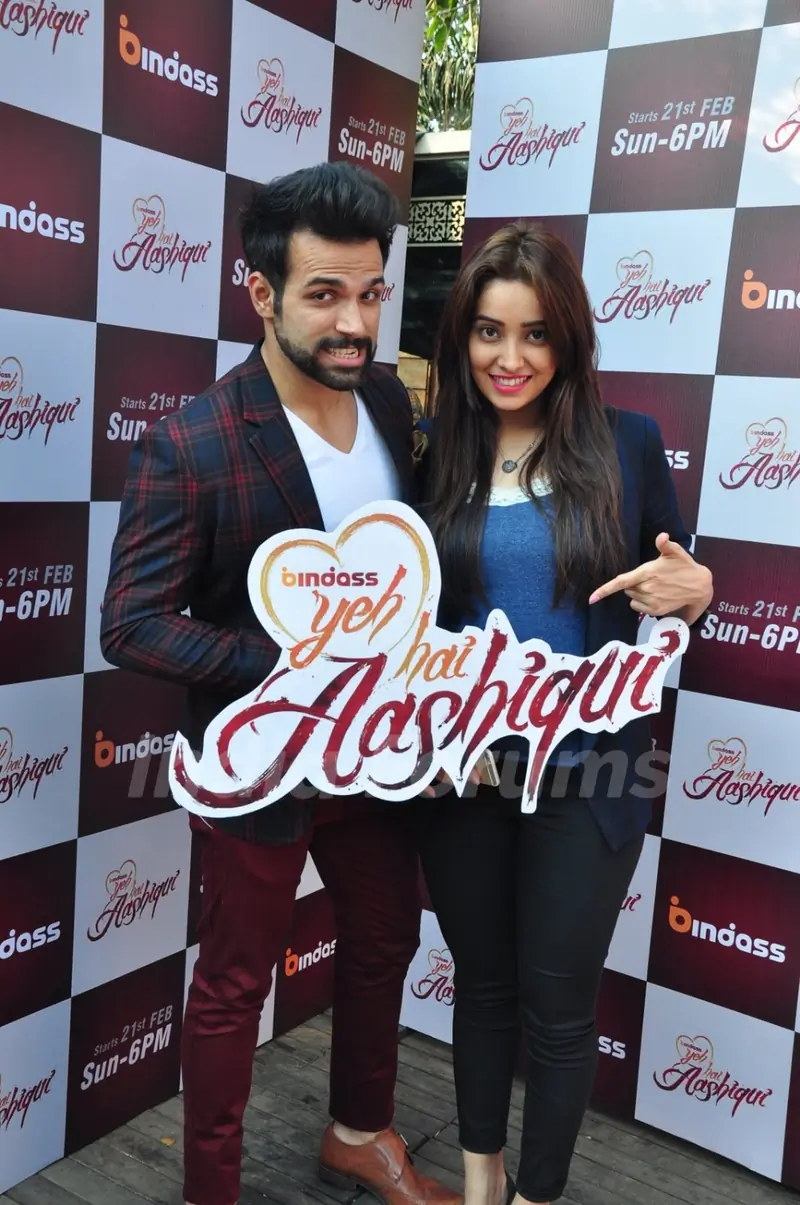 Rithvik Dhanjani and Asha Negi at Launch of Bindass Flagship Show ' Yeh Hai Aashiqui'