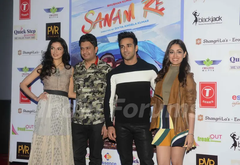 Delhi Promotions of 'Sanam Re': Bhushan Kumar, Divya Khosla, Pulkit Samrat and Yami Gautam