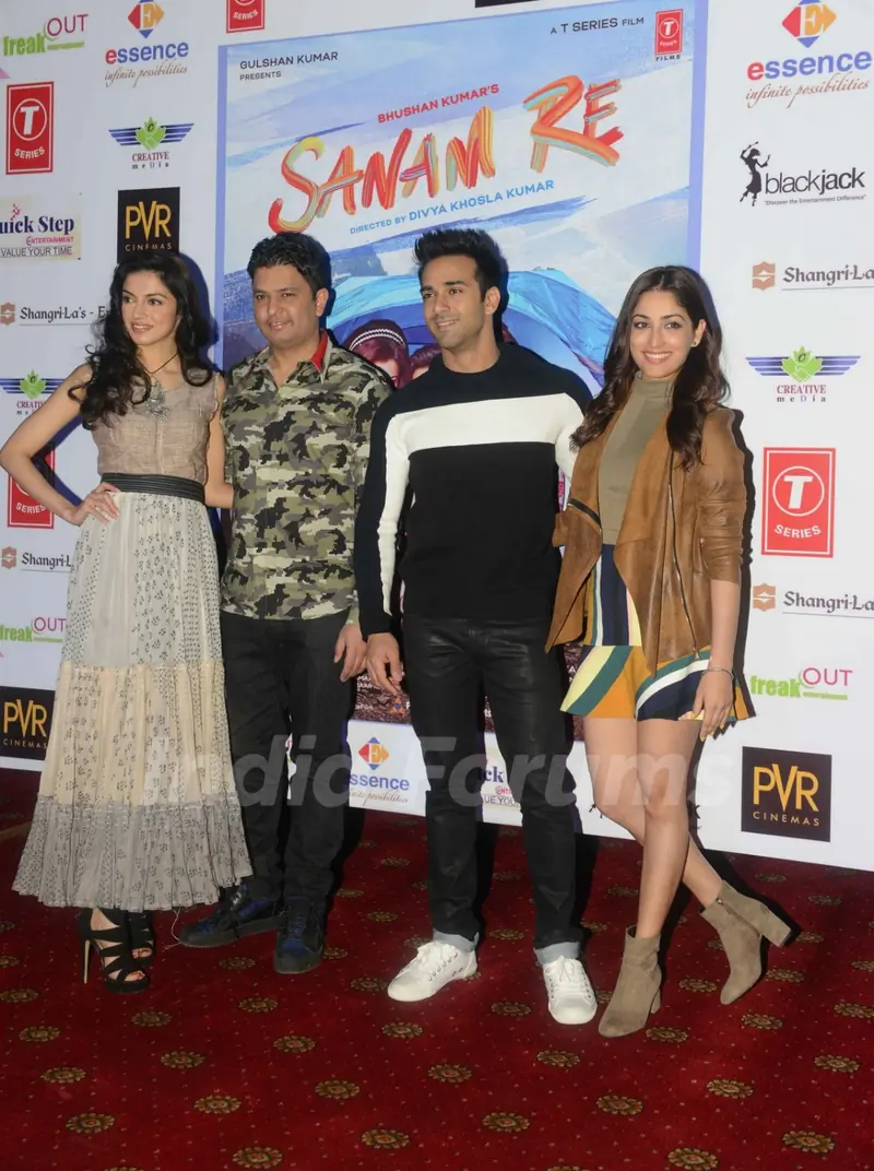 Delhi Promotions of 'Sanam Re': Divya Khosla, Bhushan Kumar, Pulkit Samrat and Yami Gautam