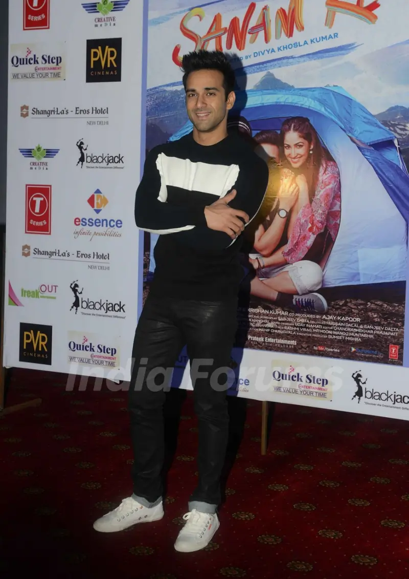 Pulkit Samrat at Promotions of 'Sanam Re' in Delhi