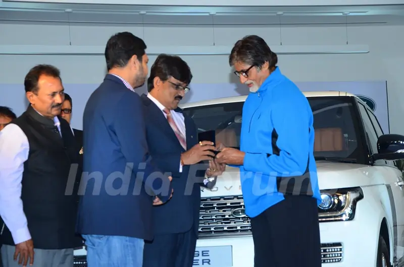 Amitabh Bachchan at Launch of 'Range Rover'
