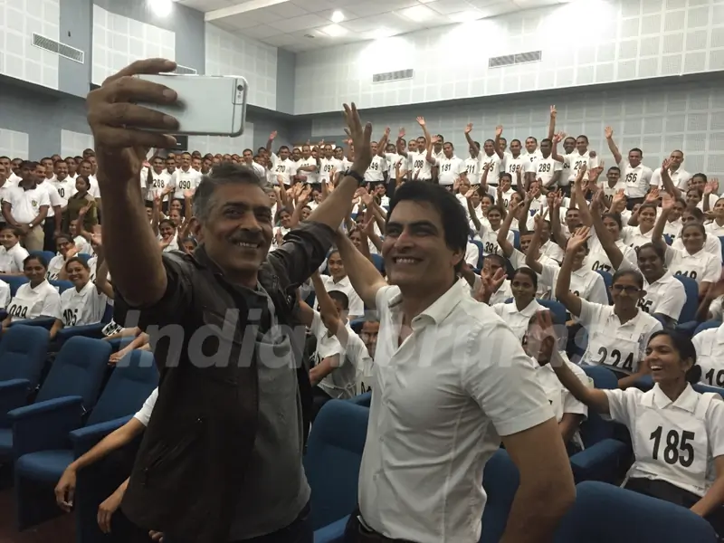 Jai Gangaajal cast interact with 400 cadets during their visit to the Gujarat Police academy