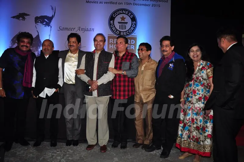 Celebs at Event of Sameer Anjaan Receiving the Guinness World Record Certificate!