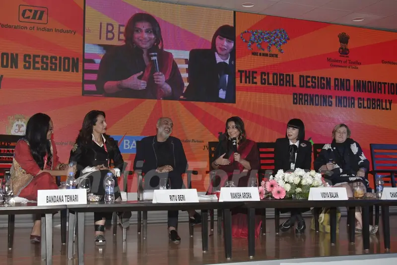 Vidya Balan as Speaker at Make in India Week Event