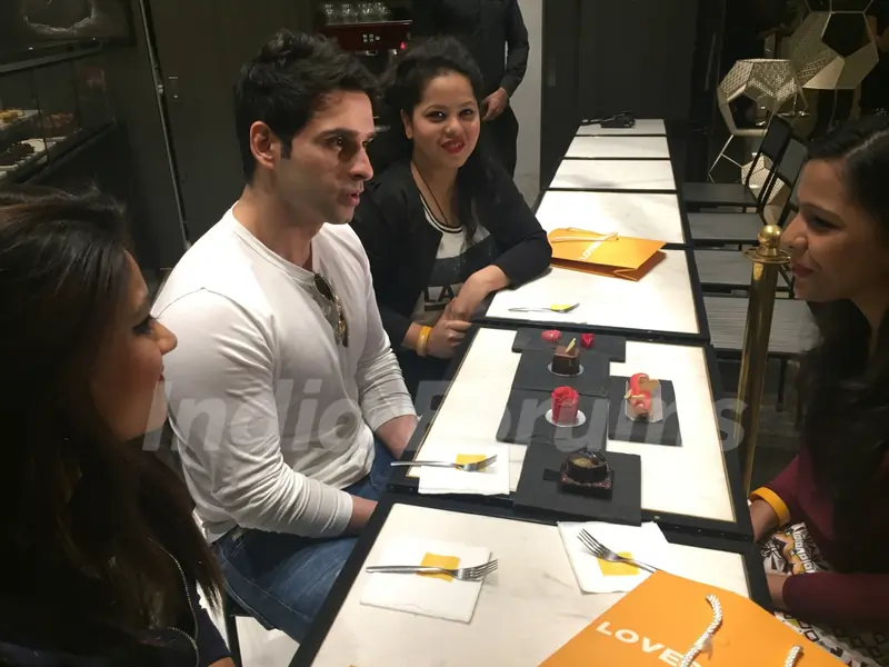 Girish Kumar Having a Coffee Date on Valentine's Day with Winners of FCUK contest.