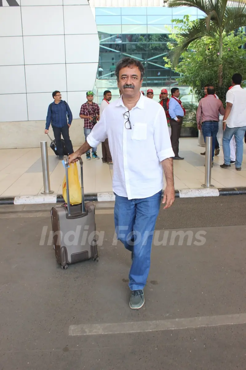 Airport Diaries: Rajkumar Hirani Snapped