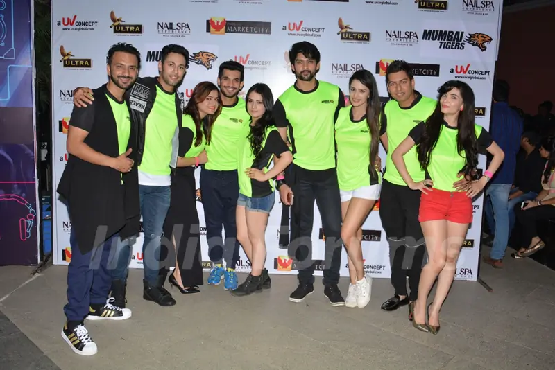 Promotions of Team Mumbai Tigers at Edward Maya Concert
