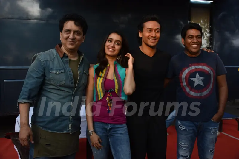 Team Baaghi at Sajid Nadiadwala's Birthday Bash
