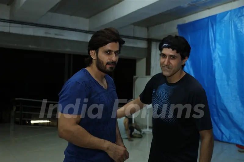 Amit Sareen and Sumeet Sachdev at BCL's Kolkata Babu Moshayes Practice Session