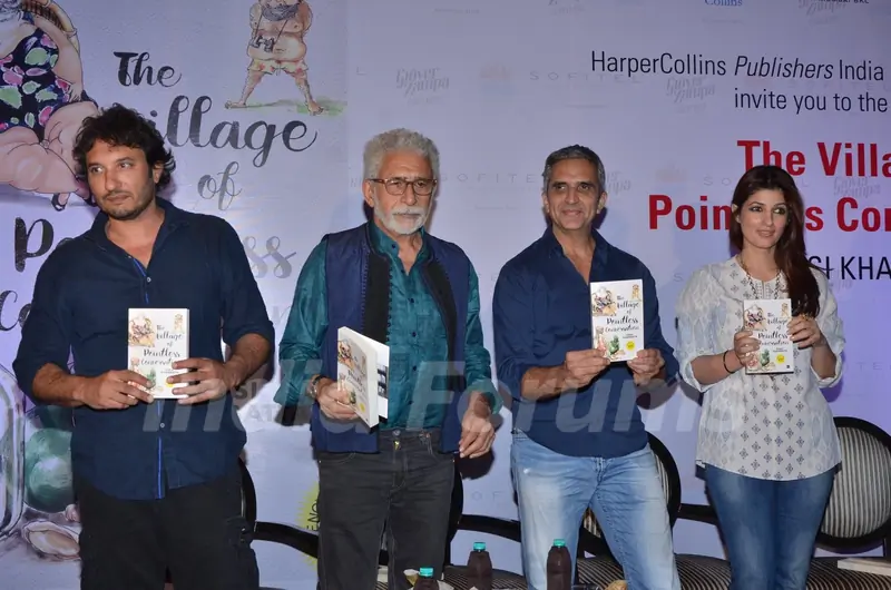 Naseeruddin Shah and Twinkle Khanna at Launch of Kersi Khambatta's Book