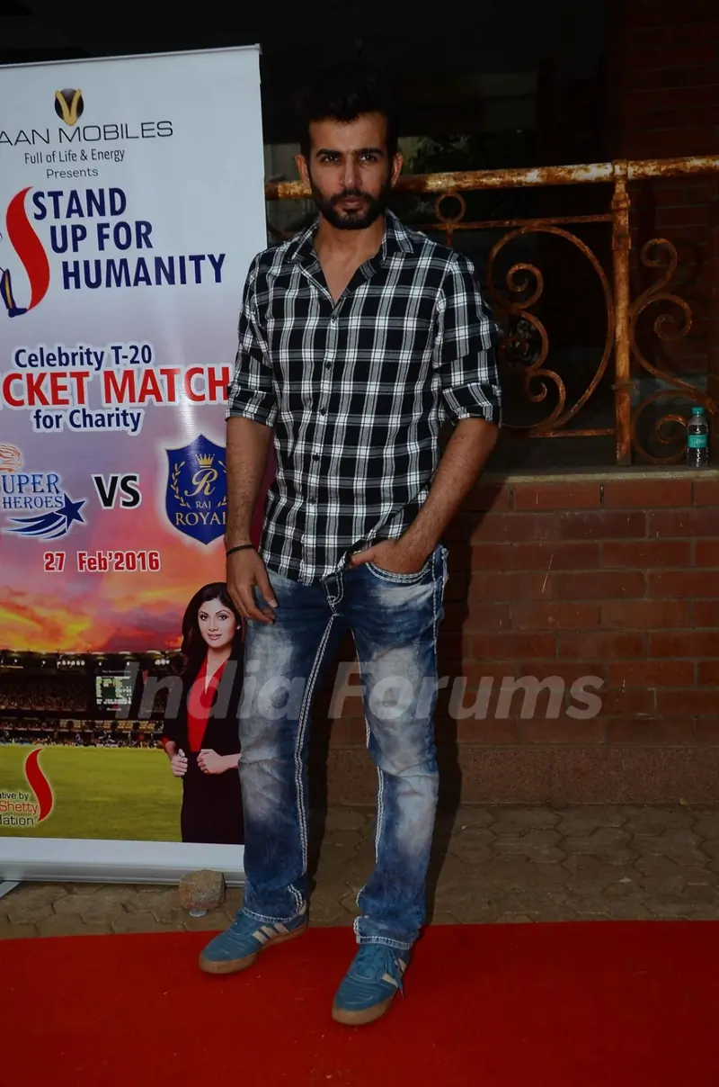 Jay Bhanushali at T-20 Cricket Match