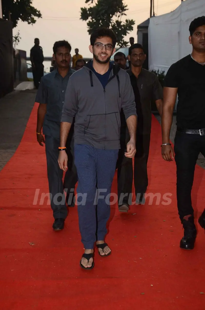 Aditya Thackeray at T-20 Cricket Match
