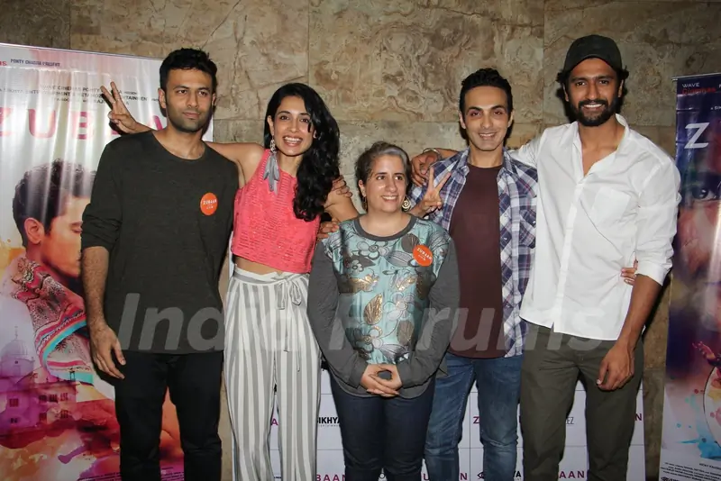 Saran Jane Dias and Vicky Kaushal at Special Screening of 'Zubaan'