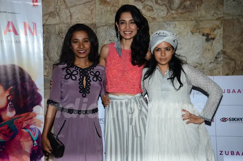 Rajshri Deshpande, Tannishtha Chatterjee and Sarah Jane Dias at Special Screening of 'Zubaan'