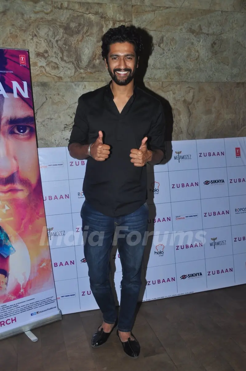Vicky Kaushal at Special Screening of the film Zubaan