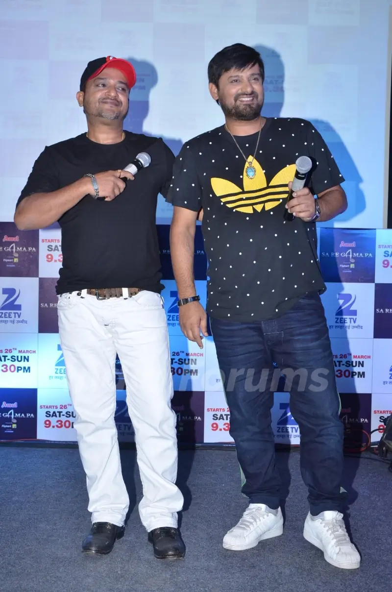 Sajid Ali and Wajid Ali at Saregama New Season with ZEE TV